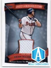 2010 Topps Peak Performance Relics Brian McCann #PPR-BM